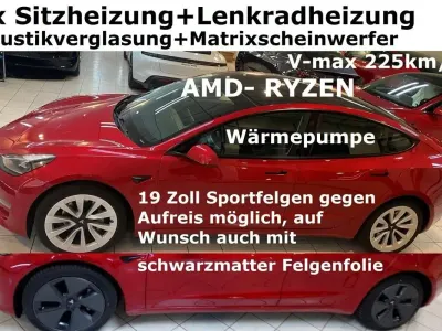 Gebraucht Tesla Model 3 208 kW (283 PS) 2022 Red multicoat metallic Limousine