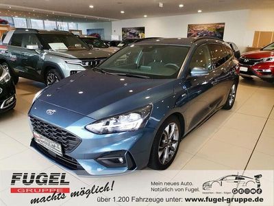 Gebraucht Ford Focus ST-Line 125 PS (91 kW) 2018 Chromablau metallic Kombi