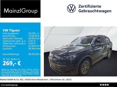 Grenadillschwarz metallic Gebraucht 2025 VW Tiguan Goal SUV | 35.930 € (Guter Preis)