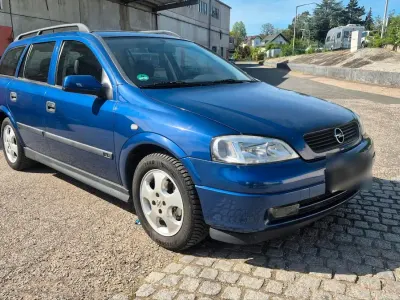 Gebraucht Opel Astra 84 PS (61 kW) 2002 Blau Kombi