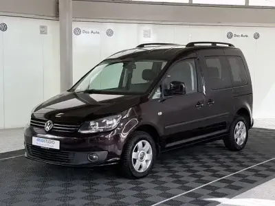 Gebraucht VW Caddy 105 PS (77 kW) 2012 Schwarz Van / Kleinbus