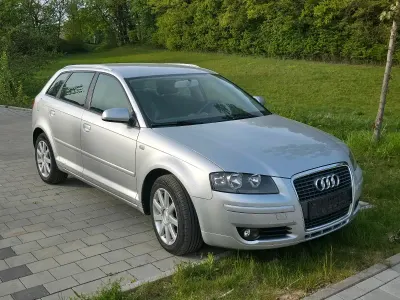 Usata Audi A3 105 CV (77 kW) 2007 Argento Utilitaria