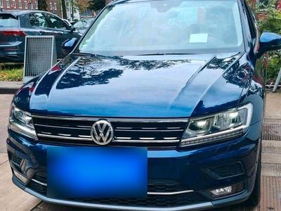 Second-hand VW Tiguan Highline 150 CP (110 kW) 2019 Albastru SUV