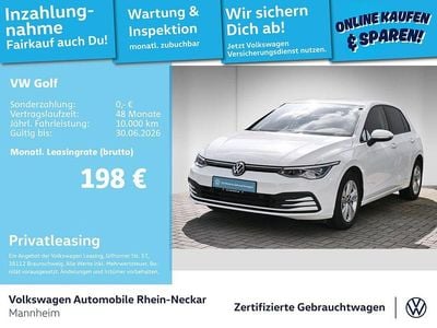 Usata VW Golf VIII Life 131 CV (96 kW) 2022 Bianco Berlina