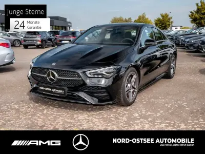 Gebraucht Mercedes CLA200 AMG 163 PS (119 kW) 2025 Kosmosschwarz metallic Coupé