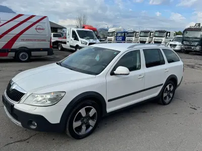 Gebraucht Skoda Octavia Scout 4x4 140 PS (102 kW) 2013 Weiß Kombi