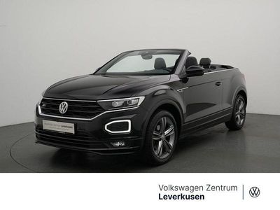 Gebraucht VW T-Roc R-line 150 PS (110 kW) 2020 Schwarz / deep black (metallic) SUV