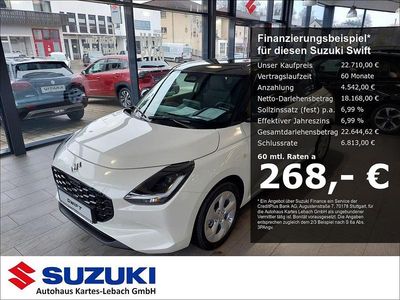 Neu Suzuki Swift Comfort 83 PS (61 kW) 2026 Weiß Kleinwagen