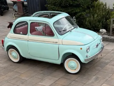 Gebraucht Fiat 500 18 PS (13 kW) 1963 Blau Kleinwagen