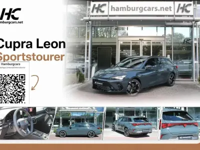 Nowe Cupra Leon 150 KM (110 kW) 2025 Niebieski Sedan/Limuzyna