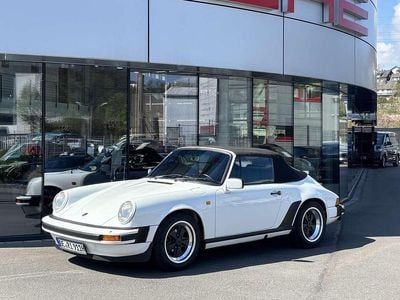 Usata Porsche 911 204 CV (150 kW) 1983 Bianco Cabrio