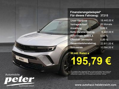 Gebraucht Opel Mokka GS Line 131 PS (96 kW) 2023 Kontrast grau/quarz silber (metallic) SUV