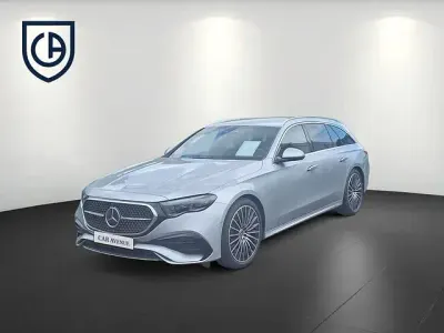 Gebraucht Mercedes E220 AMG Line Premium 197 PS (144 kW) 2024 Silber schwarz Limousine