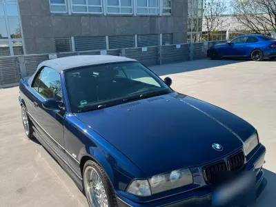 Gebraucht BMW 328 Cabriolet Sport Line 193 PS (141 kW) 1997 Blau Cabrio