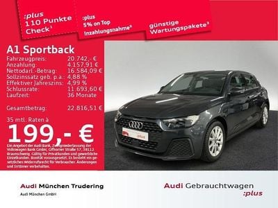 Manhattangrau metallic Gebraucht 2022 Audi A1 Sportback Sport Kleinwagen | 20.143 € (Guter Preis)