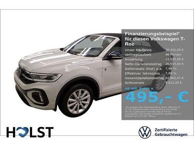 Second-hand VW T-Roc Cabriolet R-line 150 CP (110 kW) 2025 Gri Cabrio
