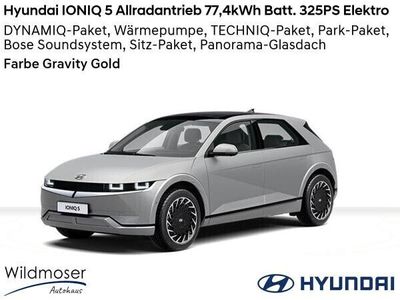 gebraucht Hyundai Ioniq 5 ⚡ Allradantrieb 77,4kWh Batt. 325PS Elektro ⌛ 5 Monate Lieferzeit ✔️ mit 3 Zusatz-Paketen