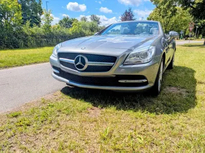 Gebraucht Mercedes SLK250 204 PS (150 kW) 2012 Silber Cabrio