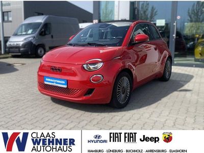 Usata Fiat 500e 86 kW (118 CV) 2022 Rosso Cabrio