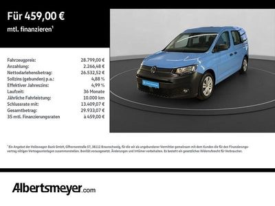 Gebraucht VW Caddy Basis 122 PS (89 kW) 2022 Blau Van / Kleinbus