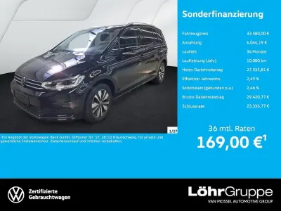 Gebraucht VW Touran Goal 150 PS (110 kW) 2025 Grenadillschwarz metallic Van / Kleinbus