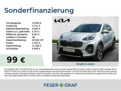 Gebraucht Kia Sportage GT-Line 136 PS (100 kW) 2019 Sparklingsilber SUV