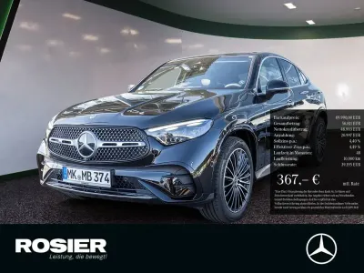 Brugt Mercedes GLC220 AMG line 197 HK (144 kW) 2026 Sort Coupe