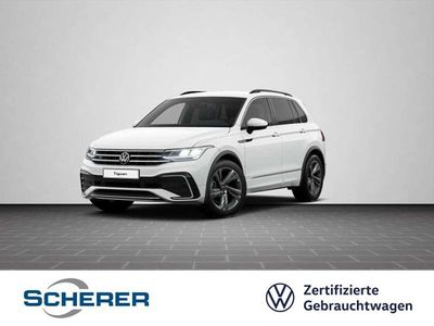 Pure white Gebraucht 2023 VW Tiguan R-line SUV | 33.980 € (Guter Preis)