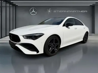 Gebraucht Mercedes CLA220 AMG 190 PS (139 kW) 2024 Unilack polarweiß Coupé