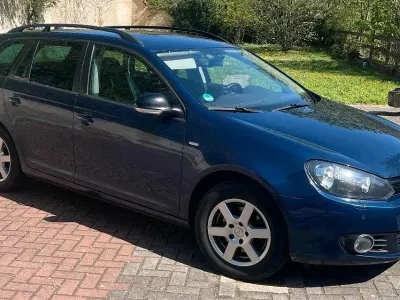 Gebraucht VW Golf Cabriolet Match 122 PS (89 kW) 2012 Blau Cabrio