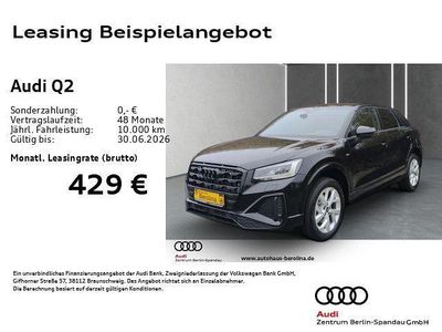 Gebraucht Audi Q2 S-Line 150 PS (110 kW) 2025 Schwarz SUV