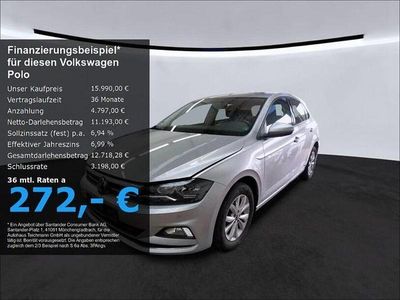 Gebraucht VW Polo Highline 95 PS (69 kW) 2021 Silber Limousine