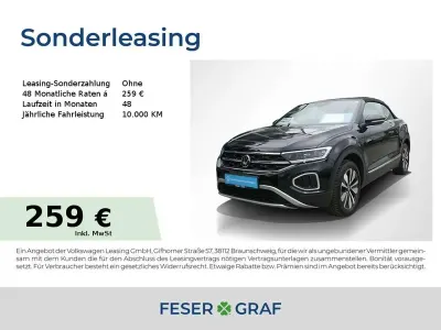 Gebraucht VW T-Roc Cabriolet Goal 116 PS (85 kW) 2025 Schwarz (deep black perleffekt schwarz) Cabrio