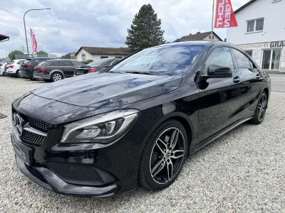 Używany Mercedes CLA220 AMG line 177 KM (130 kW) 2017 Czarny Sedan/Limuzyna