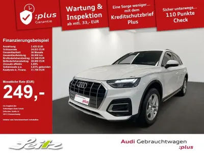 Gebraucht Audi Q5 Advanced Plus 204 PS (150 kW) 2024 Arkonaweiß SUV
