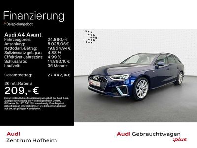 Gebraucht Audi A4 S-Line 204 PS (150 kW) 2022 Navarrablau metallic Kombi