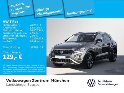 Gebraucht VW T-Roc Goal 150 PS (110 kW) 2025 Grau SUV