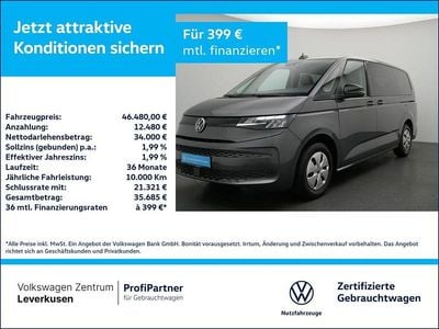 Schwarz Gebraucht 2025 VW Multivan Van | 46.480 € (Guter Preis)