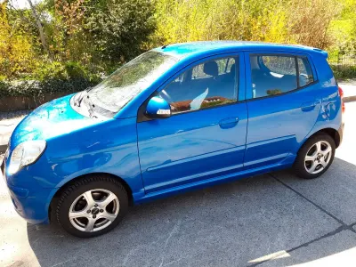 Brugt Kia Picanto 65 HK (47 kW) 2009 Blå Hatchback