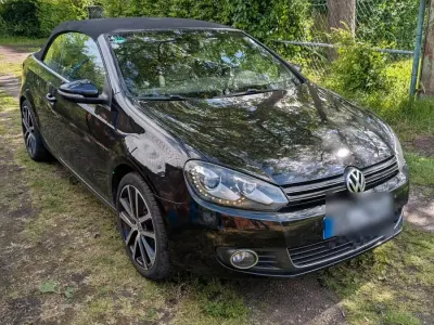 Gebraucht VW Golf Highline 160 PS (117 kW) 2011 Schwarz Cabrio