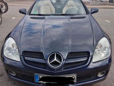 Gebraucht Mercedes SLK200 184 PS (135 kW) 2009 Blau Cabrio