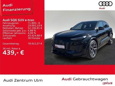 Gebraucht Audi SQ6 e-tron Ambiente 359 kW (489 PS) 2024 Mythosschwarz metallic SUV