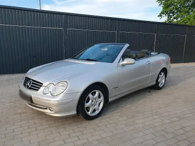 Używany Mercedes CLK200 Avantgarde 163 KM (119 kW) 2003 Srebrny Kabriolet