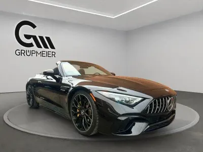 Używany Mercedes SL55 AMG AMG 476 KM (350 kW) 2022 Czarny Kabriolet
