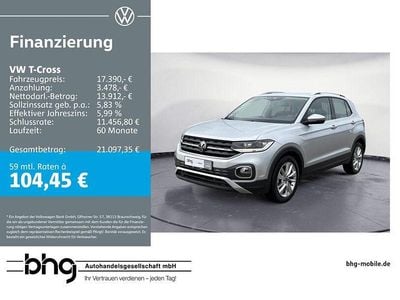 Gebraucht VW T-Cross Style 110 PS (80 kW) 2022 Silber SUV