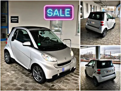 Second-hand Smart ForTwo Cabrio 71 CP (52 kW) 2007 Argintiu Cabrio