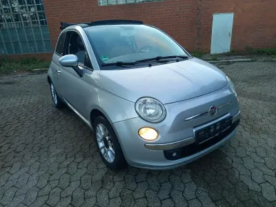 Używany Fiat 500C 69 KM (50 kW) 2010 Srebrny Kabriolet