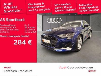 Navarrablau metallic/navarrabl Gebraucht 2025 Audi A3 Advanced Limousine | 32.439 € (Superpreis)