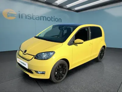 Gebraucht Skoda Citigo-e IV Style 61 kW (83 PS) 2020 Gelb Kleinwagen