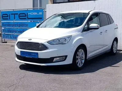 Gebraucht Ford Grand C-Max Titanium 150 PS (110 kW) 2017 Weiß Van / Kleinbus